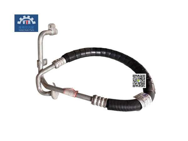 DZ14251845005  壓縮機(jī)-冷凝器連接管  Compressor-condenser connection pipe  SHACMAN  F3000  X3000  Truck air conditioning system parts